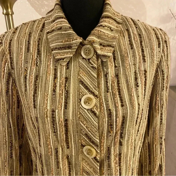 Lafayette 148 New York tweed wool jacket size 8 - Picture 2 of 8